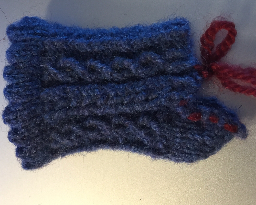 Tiny Blue Sock