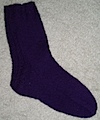 Purple Clog Sock